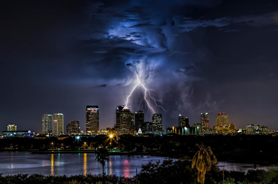 Tampa Lightning Strike - Justin Battles